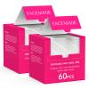 FACEMADE 120 Count XXL Disposable Face Towels 12"  12", 100% USDA Biobased Face Towelettes Disposable, Clean Facial Towels for Makeup and Clean Skin, Super Soft and Thick Dry Wipes Club view 1