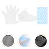Beavorty 1set Moisturizing Foot Gloves Mittens Disposable Foot Covers and Hand Masks for Dry Clear Design Comfortable Breathable for Home view 2