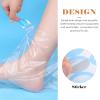 Beavorty 1set Moisturizing Foot Gloves Mittens Disposable Foot Covers and Hand Masks for Dry Clear Design Comfortable Breathable for Home view 4
