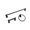 Boston Harbor Bath Acc Set Matte Black 8703 view 1