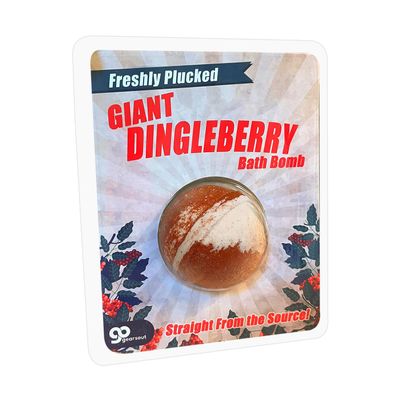 Giant Dingleberry Bath Bomb - Luxury Bath Fizzer - Soothing Spa Experience - Nourishing Essential Oils - Great Relaxation Gift for Bath Lovers & Spa Enthusiasts