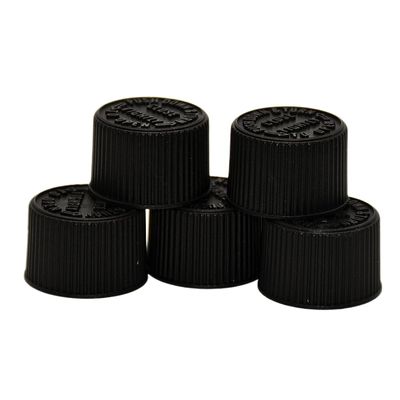 100pcs/lot 20mm plastic Bottle Lid,Double-wall Cover,Press&turn Cap,Children Safe Bottle Replacement Caps,Black Bottle Replace Cap