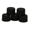 100pcs/lot 20mm plastic Bottle Lid,Double-wall Cover,Press&turn Cap,Children Safe Bottle Replacement Caps,Black Bottle Replace Cap view 1