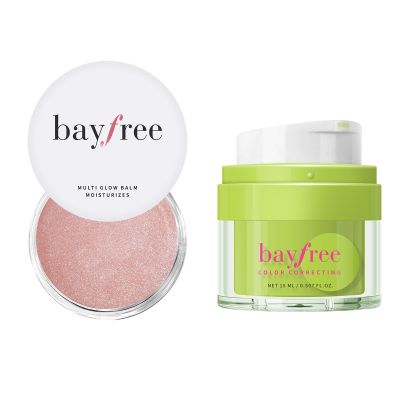 bayfree Cream Blush for Cheeks, Face Makeup, Hydrating, Lightweight, Blendable Color Vegan & Cica Tiger Grass Color Correcting Treatment Reduces Redness, Long-Wearing Coverage