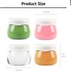 Travel Cosmetic Containers,Travel Bottles Pots,Pack of 24, Empty Pink 10ml Plastic Cosmetic Jars Container pot Lip Balm Lotion Storage Container Face CreamTravel Bottle + 4 X Spatula (Color : Pink) view 2