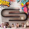 FUYAO Wall Mounted Nail Polish Bottle Shelf Display Rack, U-Shaped Essential Oil Perfume Storage Rack, Multifunctional Salon/Beauty/Nail Shop Organizer Holder view 4