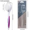 Beomeen Silicone Exfoliating Face Scrubber, 2 Pack Facial Cleansing Brush Handheld Face Exfoliator Scrubber Double Side Face Brush Cleanser for Deep Cleansing, Blackhead Makeup Removal view 4