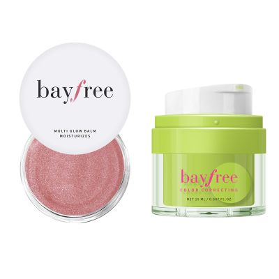 bayfree Cream Blush for Cheeks, Face Makeup, Hydrating, Lightweight, Blendable Color Vegan & Cica Tiger Grass Color Correcting Treatment Reduces Redness, Long-Wearing Coverage