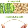 1000 ct Cotton Swabs - Organic Cotton Swabs 800 Count & 200 6 Inch Long Cotton Swabs with Strong Bamboo Sticks and Cotton Tipped Applicators for Cleaning view 4