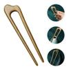 Beavorty 5pcs French Hair Pins Wood U Shaped Hairpins Hair Fork Sticks 2 Prong Updo Chignon Pins for Women Girls Buns Hair Accessories view 4