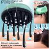 LOULANLUXE Scalp Applicator Comb, Hair Oil Applicator, Hair Growth Liquid Guide Comb for Hair Treatment Growth Medicine Fluid Essential Oil Serum with Portable Waterproof Drawstring Bag (Green) view 2