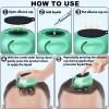 LOULANLUXE Scalp Applicator Comb, Hair Oil Applicator, Hair Growth Liquid Guide Comb for Hair Treatment Growth Medicine Fluid Essential Oil Serum with Portable Waterproof Drawstring Bag (Green) view 3