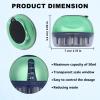 LOULANLUXE Scalp Applicator Comb, Hair Oil Applicator, Hair Growth Liquid Guide Comb for Hair Treatment Growth Medicine Fluid Essential Oil Serum with Portable Waterproof Drawstring Bag (Green) view 4