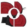 BROLEO Round Car Cushion, Rotating Cushion 360 Degrees Ergonomic Portable for Elderly for Home (Wine Red), Default view 2