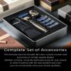 FREED Customized gifts Engraving Shaving Kit - Safety Razor with metal handle include razor base, razor travel case and 5 Razor Blade Refills,it's the best gift for men (Embossed style) view 3