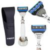 FREED Customized gifts Engraving Shaving Kit - Safety Razor with metal handle include razor base, razor travel case and 5 Razor Blade Refills,it's the best gift for men (Pearl White) view 1