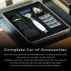 FREED Customized gifts Engraving Shaving Kit - Safety Razor with metal handle include razor base, razor travel case and 5 Razor Blade Refills,it's the best gift for men (Pearl White) view 4