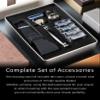 FREED Customized gifts Engraving Shaving Kit - Safety Razor with metal handle include razor base, razor travel case and 5 Razor Blade Refills,it's the best gift for men (Black) view 4