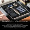 FREED Customized gifts Engraving Shaving Kit - Safety Razor with metal handle include razor base, razor travel case and 5 Razor Blade Refills,it's the best gift for men (Metal mesh) view 4