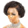 Short Bob Wig for Women 13x1 T Part Transparent Deep Wave Lace Wig Preplucked Hair Hair No More view 3