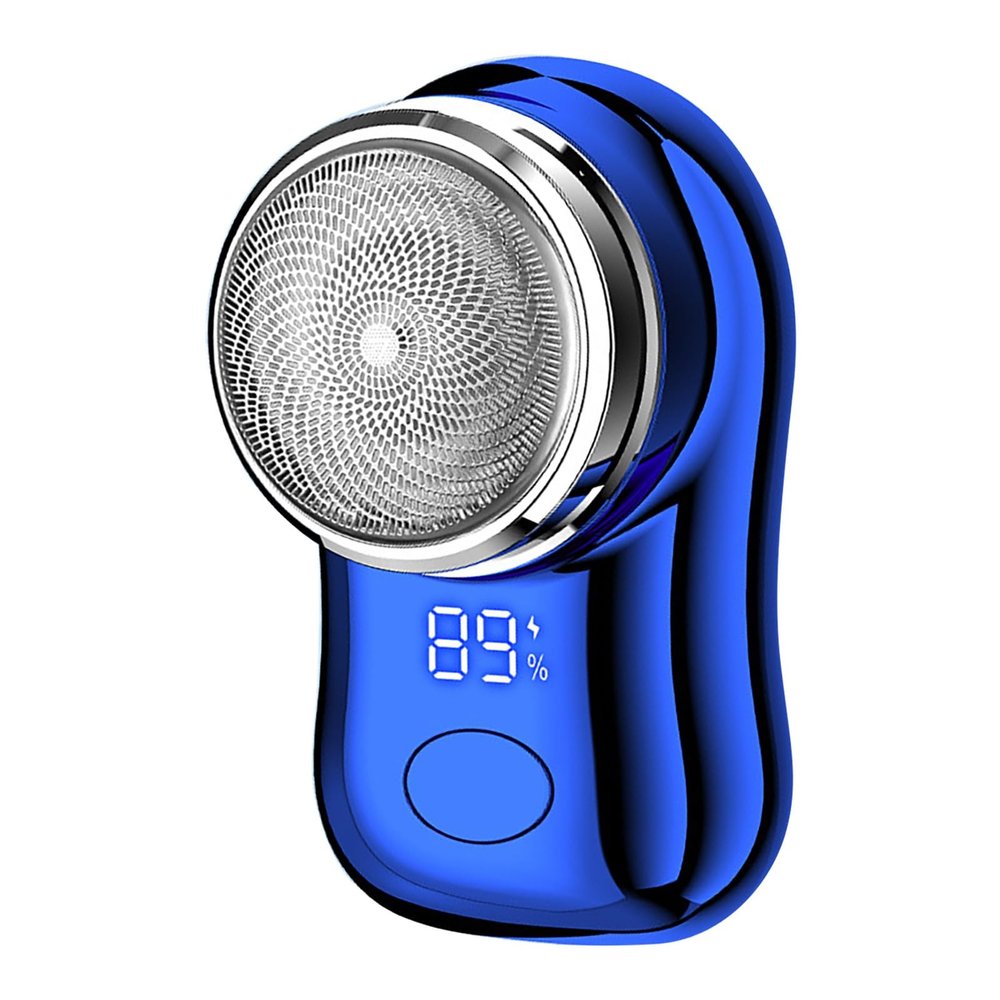 Mini Men's Electric Shaver Lightweight Pocket Shaver Wet and Dry Shaver Portable Rechargeable Shaver for Men for Car Travel Beard Face