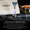 FREED Customized gifts Engraving Shaving Kit - Safety Razor with metal handle include razor base, razor travel case and 5 Razor Blade Refills,it's the best gift for men (Unicorn) view 3