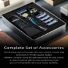 FREED Customized gifts Engraving Shaving Kit - Safety Razor with metal handle include razor base, razor travel case and 5 Razor Blade Refills,it's the best gift for men (Galaxy Blue) view 4
