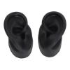 3D Silicone Ear Model, 2 Pair Ear Piercing Kit, Ear Simulated Fake Model Practice Tool Body Piercing Practice Model for Piercing Practice Teaching Jewelry Display (Black and White) view 4