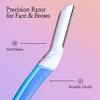 Billie - Dermaplane Starter Kit - Reusable Handle + 3 Refill Blades - Remove Facial Hair + Perfectly Shape Brows - Dermatologist-Approved - WaterPark view 2