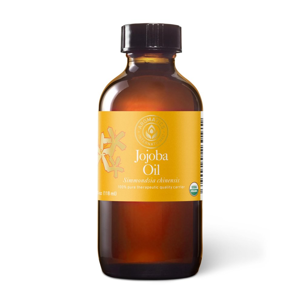 Aromatics International Jojoba Oil 4 fl oz  100% Pure, Cold-Pressed, Unrefined, Natural Moisturizer for Skin, Hair, and DIY Beauty Products