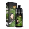 Natural Hair Dye Shampoo 3 in 1 - For Women & Men - Instant Coloring - Herbal Ingredients, Easy to Use & Long Lasting Color (Black) view 1