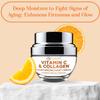 Clear Beauty Vitamin C & Collagen Face Moisturizer - Anti Aging Night Cream, Hydrates, Firms & Smooths Overnight - Dermatologist Tested, Korean Skin Care, Vegan, Clean Beauty - 1.69 Fl Oz view 2
