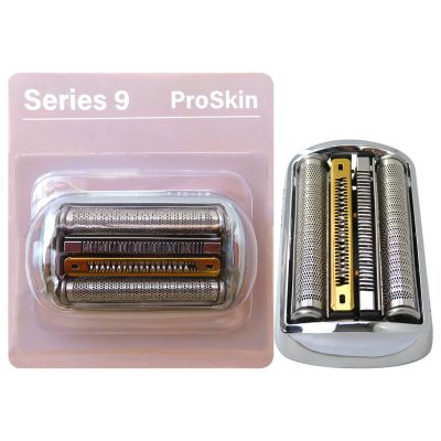 2023 Original Structure Series 9 &9 PRO 92S 94M Replacement Foil and Cassette Cartridge for Br-aun All Series 9 Electric Razors 9290cc, 9291cc, 9370cc, 9293s, 9385cc, 9390cc, 9330s, 9296cc Silver
