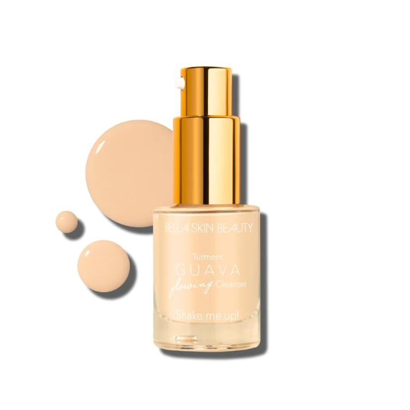 Bella Skin Beauty TURMERIC GUAVA GLOWING CLEANSER 0.57 Oz, Beige