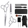10 pcs Left-handed scissors hairdressing scissors flat scissors wholesale hairdressing scissors barber left-handed hair cutting tool set view 1