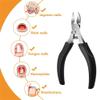 8PCS Nail Clipper Set Stainless Steel Toenail Clippers Thick Ingrown Toe Nail Heavy Duty Precision Nail Scissor Cut Toenail Tool,1 Set view 2
