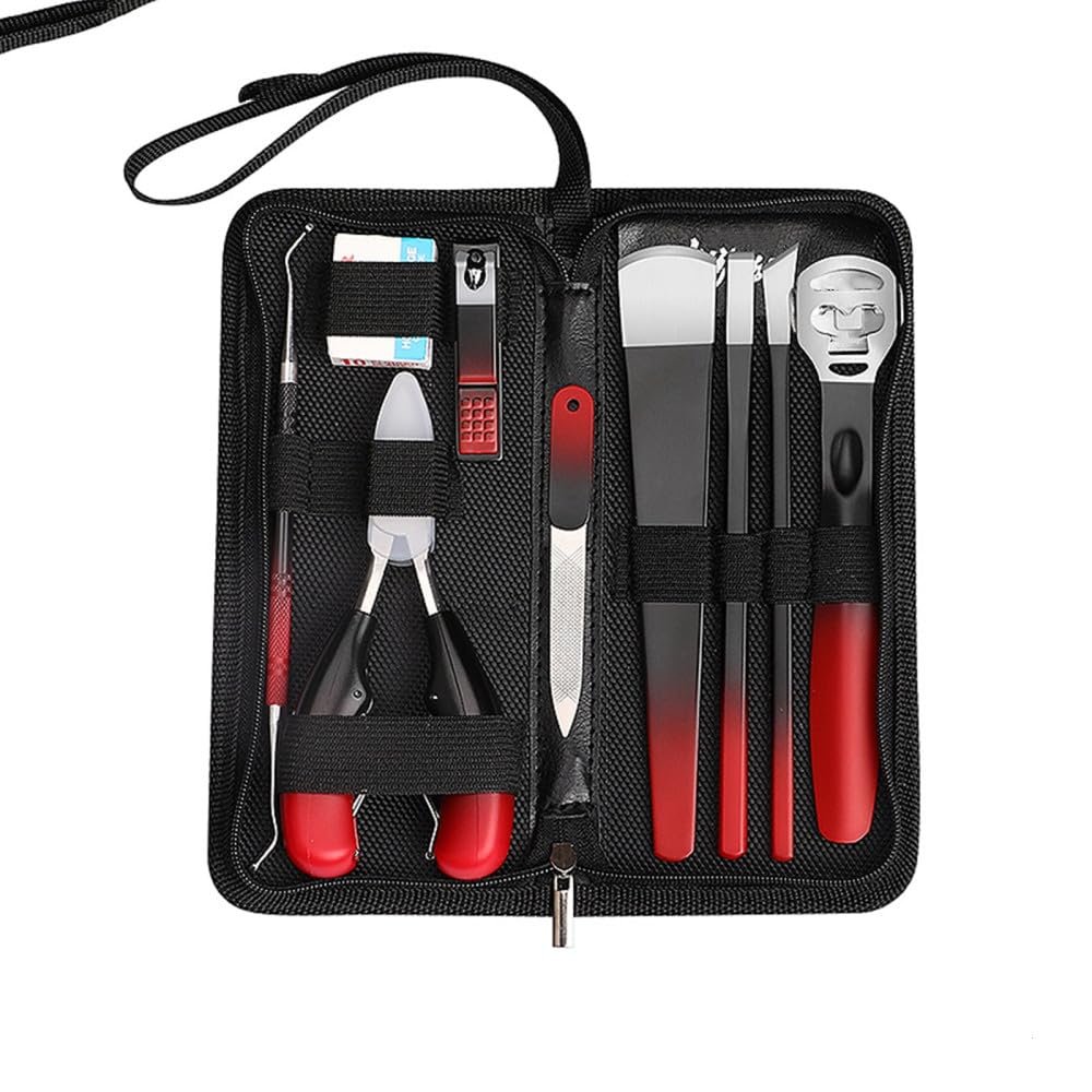 17PCS Pedicure Set kit Ingrown Toenail Trimmer Nail Clippers Cuticle Cutter Pedicure Plier Pedicure Tool,10pcs set
