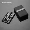 1 Set Nail Scissor Kit Sharp Anti-splash Fingernail Clipper Scissors Tweezer Nail File Manicure Pedicure Set Nail,Grey view 3