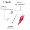 G.CHAIN 20Pcs Disposable Boxed Tattoo Needles, Standard 0.35mm For Boxed Tattoo Pen Machine. (Red-1205RM) view 2