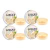 Ginger Hair Boost Shampoo Bar,Natural Organic Ginger Shampoo Soap, Shampoo Bars For Hair Growth, Promotes Hair Growth Bar,Keep Your Scalp Healthy (Color : 4Count (Pack of 4)) view 1