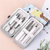 12PCS Nail Clipper Set Stainless Steel Nail Clippers Portable Nail Clippers Kit Nail Art Tools,001 7PCS view 1