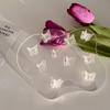 10Pcs White Transparent Mini Butterfly Hair Clips - Cute Small Claws, Hairpins and Headdress Accessories view 1