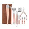 17PCS Pedicure Set kit Ingrown Toenail Trimmer Nail Clippers Cuticle Cutter Pedicure Plier Pedicure Tool,11pcs set A view 1