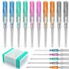 50Pcs Catheter Piercing - Yuelong 16 Guage Catheter Ear Nose Piercing Tool Sterilised Hollow Body Piercings Kit Tools for Lip Tongue Belly Nipple Piercing Supplies view 1