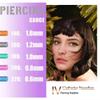50Pcs Catheter Piercing - Yuelong 16 Guage Catheter Ear Nose Piercing Tool Sterilised Hollow Body Piercings Kit Tools for Lip Tongue Belly Nipple Piercing Supplies view 2
