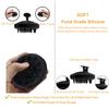 Beard Brush for Men, Silicone Beard Scrubber, Deep Cleans, Hair & Beard Exfoliator Helping Beard Shampoo Better Clean the Beard, Good Helper for Beard Oil - Eco & Reusable view 3