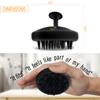Beard Brush for Men, Silicone Beard Scrubber, Deep Cleans, Hair & Beard Exfoliator Helping Beard Shampoo Better Clean the Beard, Good Helper for Beard Oil - Eco & Reusable view 4