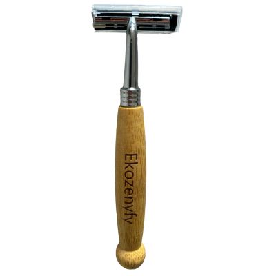 Ekozenyfy Eco-Friendly Bamboo Safety Razor - Disposable Rrazors Men and Women, Sustainable, Close Shave for Home and Travel