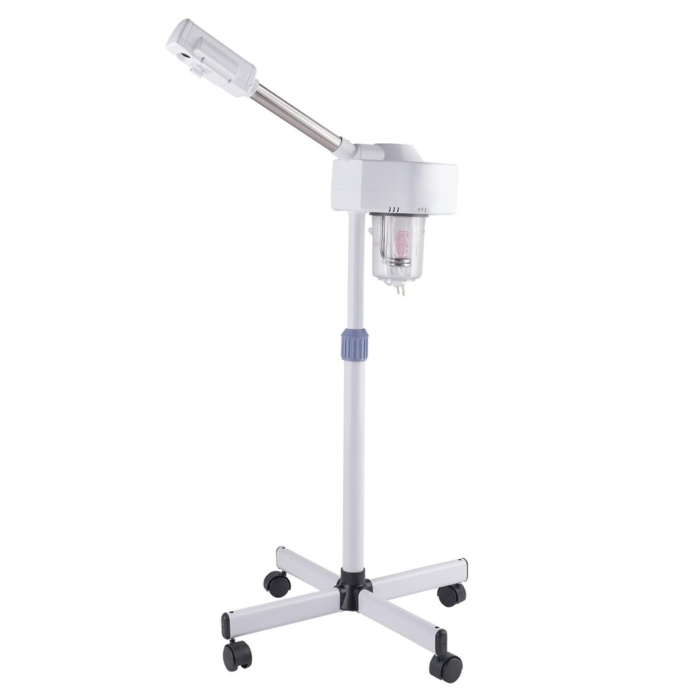 Touch Screen Facial Steamer, Esthetician Steamer Professional Aromatherapy Humidifier Face Spa Mist Steam for Home Beauty Salon, Personal Skin Care Deep Cleaning (Without 3X Magnifying Lamp)