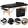 Master Massage Gibraltar 32" Width Olympic LX Portable Massage Table- Extra Wide for Larger Clients, Supports.- Tattoo Spa Salon Facial Beauty Bed, Lash Tables Black (Black) view 2